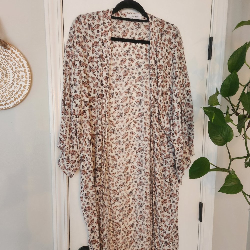 CJLA floral Kimono